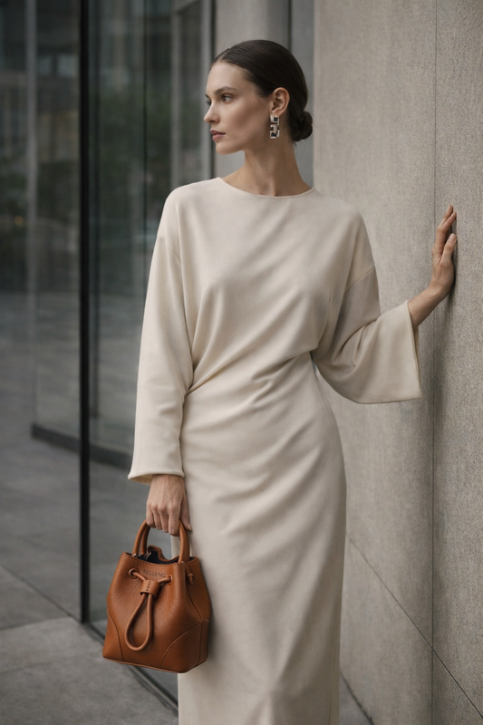 Dora Bucket By Sellenes - luxury handbag , handcrafted in Europe in limited series, ready to wear