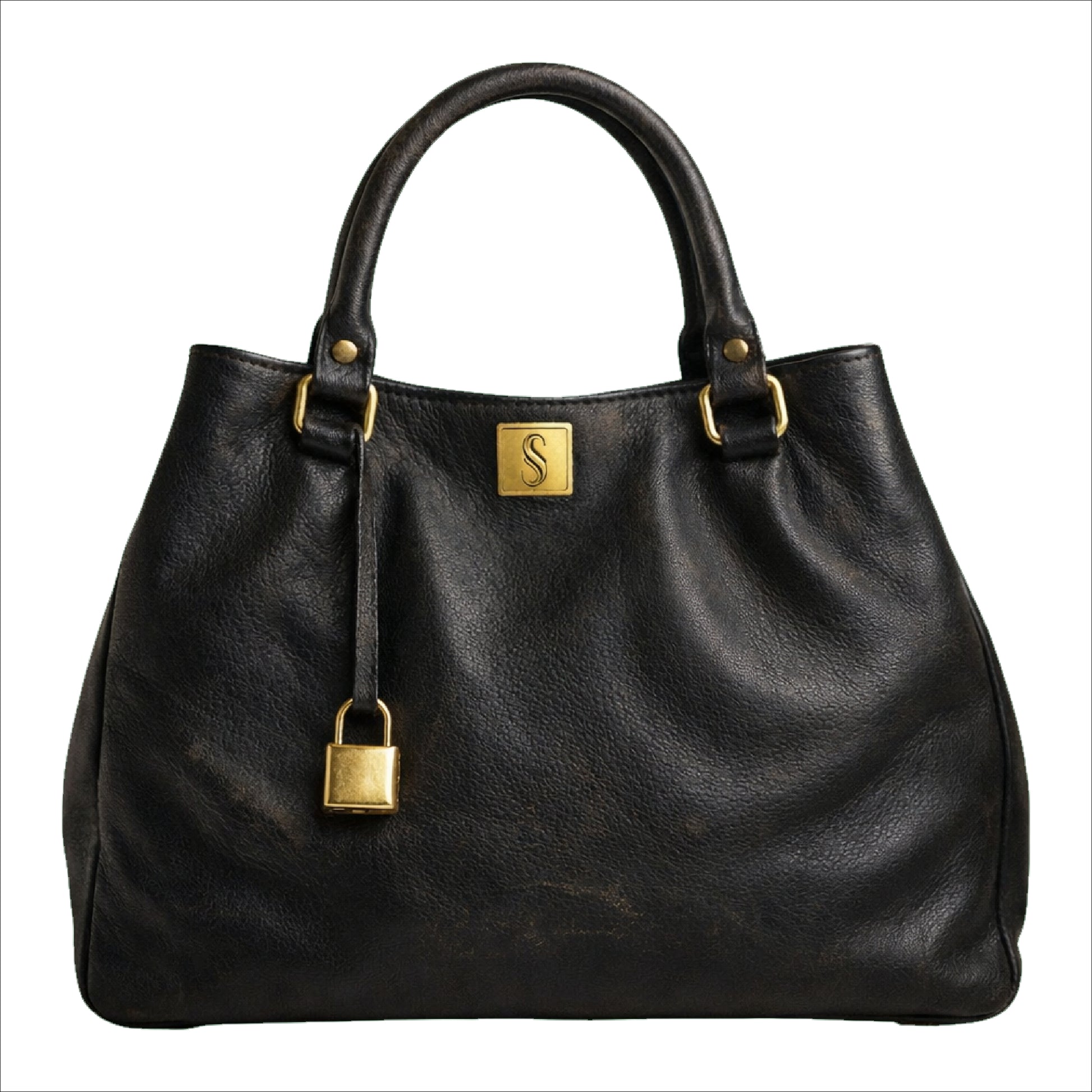 Sellenes Alya - the exclusive handbag for every occasion, from the office to the dinner out. handcrafted in limited edition of nappa finest black leather