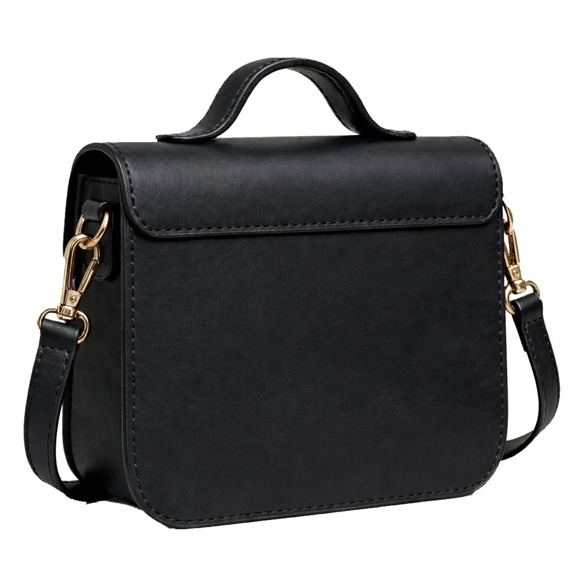 BirkBag by Sellenes - satchel handbag made in premium leather crossbody bag back