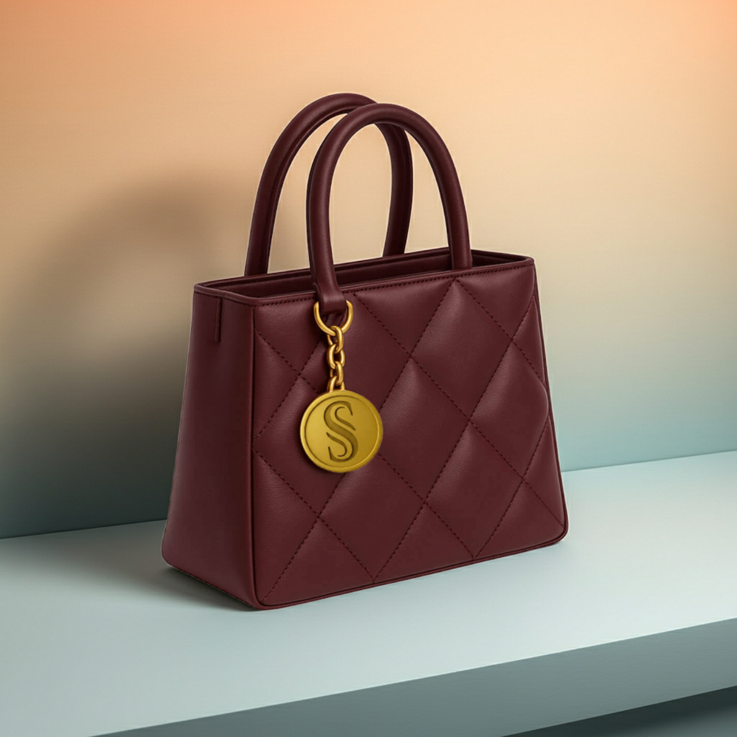 Daly Bordeaux architectural Sellenes bag