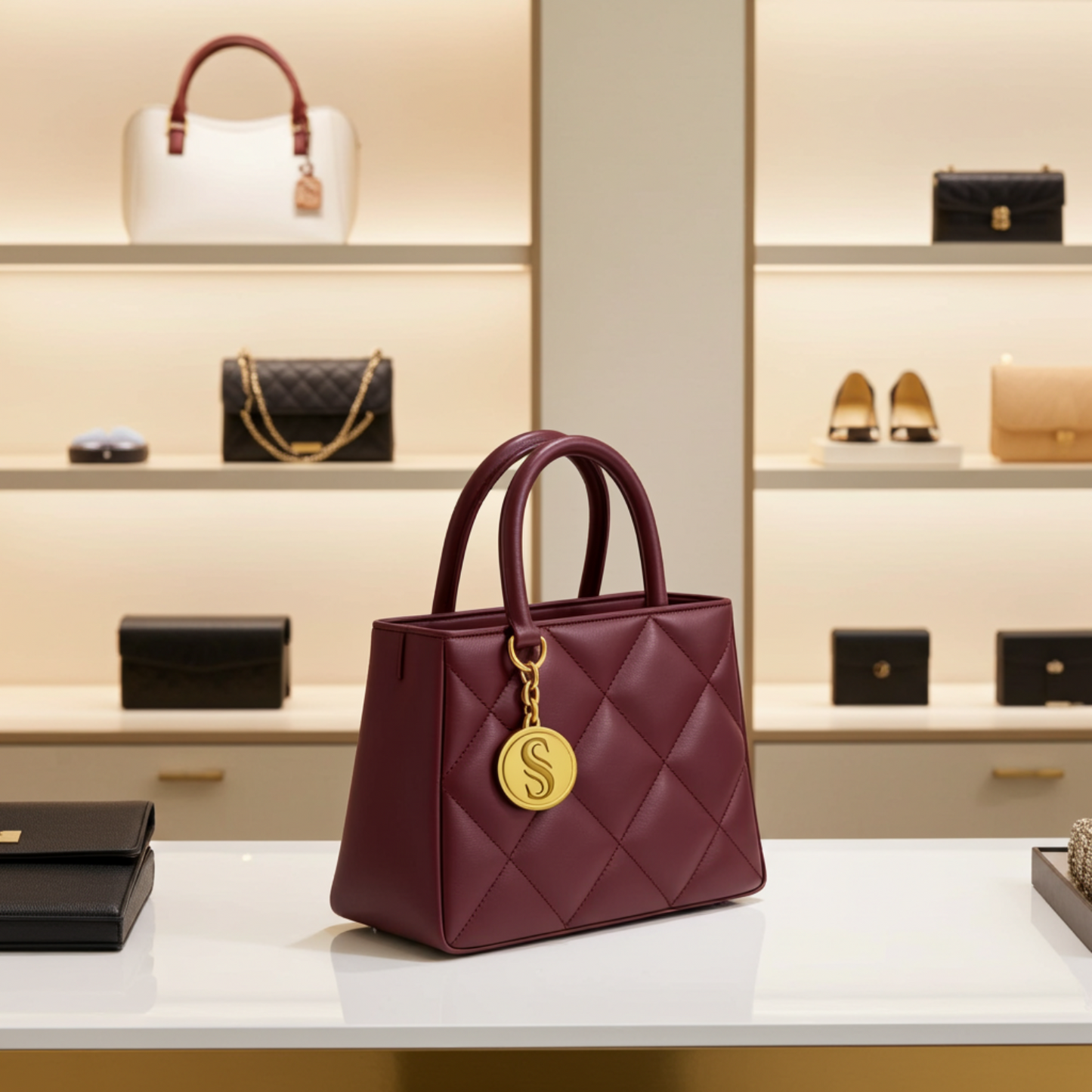 Daly bordeaux quite luxury Sellenes bag