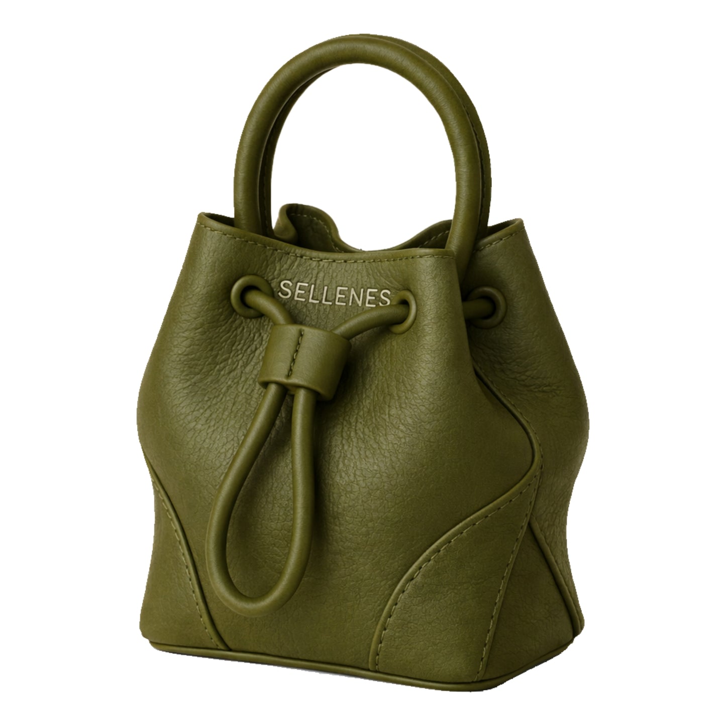 Dora Bucket luxury daily wear handbag by Sellenes, made of premium leather , handcrafted in Europe in limited edition