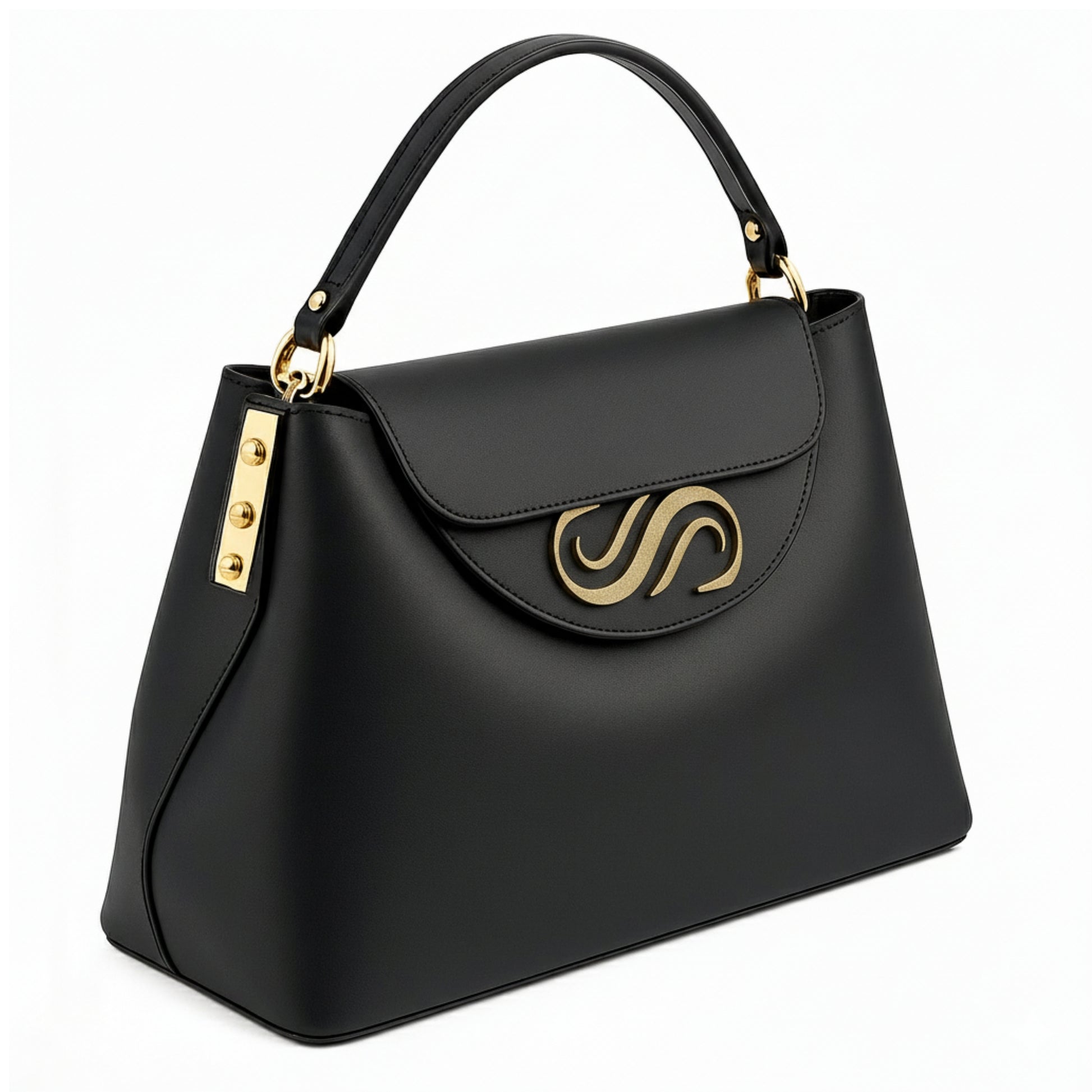 Esia by Sellenes - luxury architectural , structurated handbag handcrafted in EU
