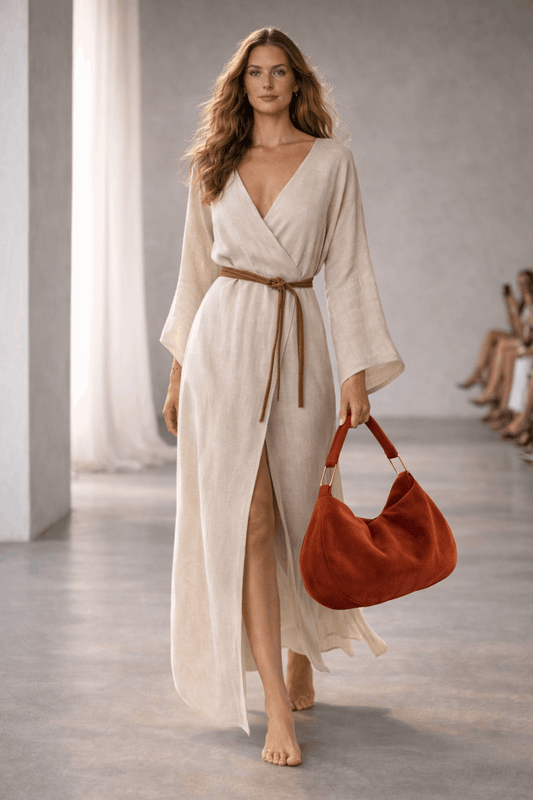 Hobo Bag by Sellenes a bag for every day and every moment. Luxury suede hobo bag