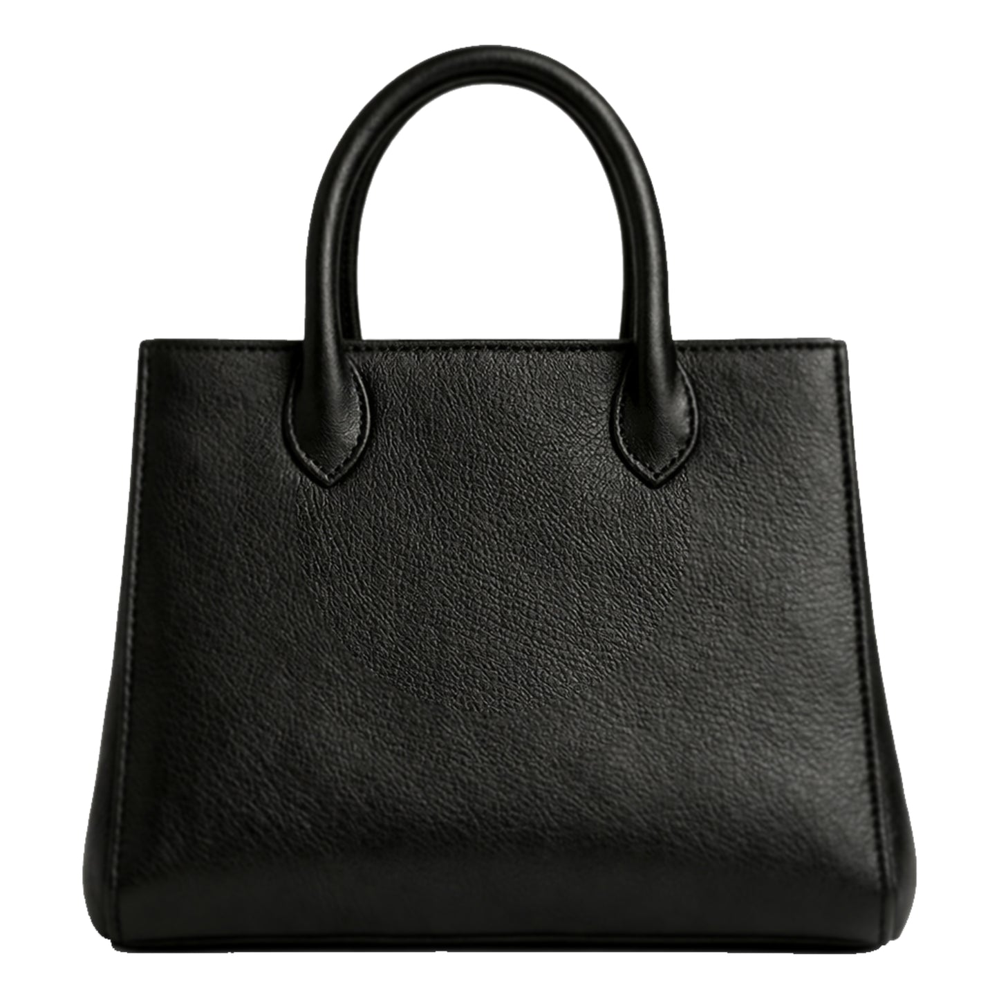 Sellenes Sally L  black textured leather tote bag back