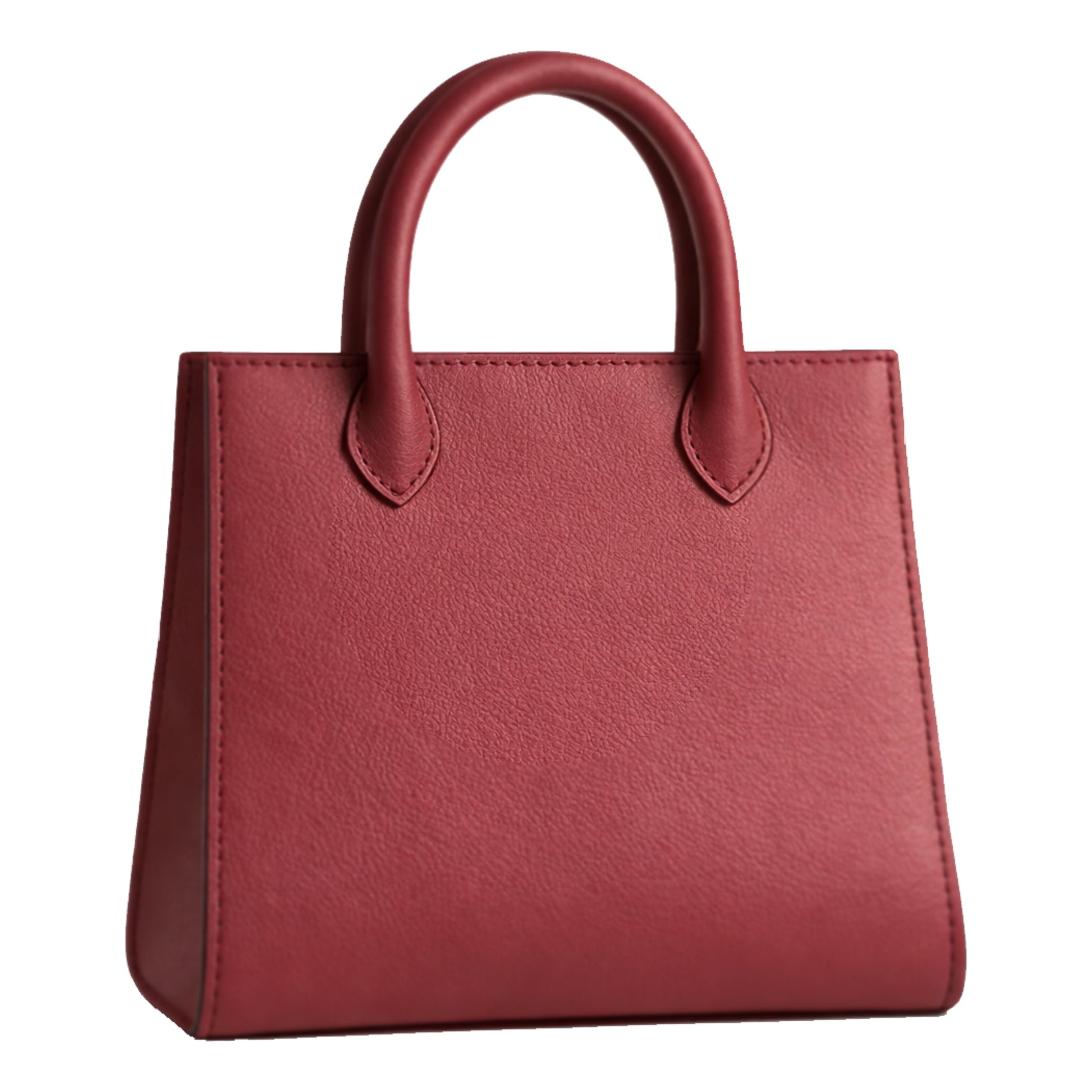 Sellenes Sally L peony pink textured leather tote bag back