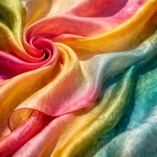 Sellenes Summer Vibes Scarf The Scarf -  silk luxury scarf macrodetail