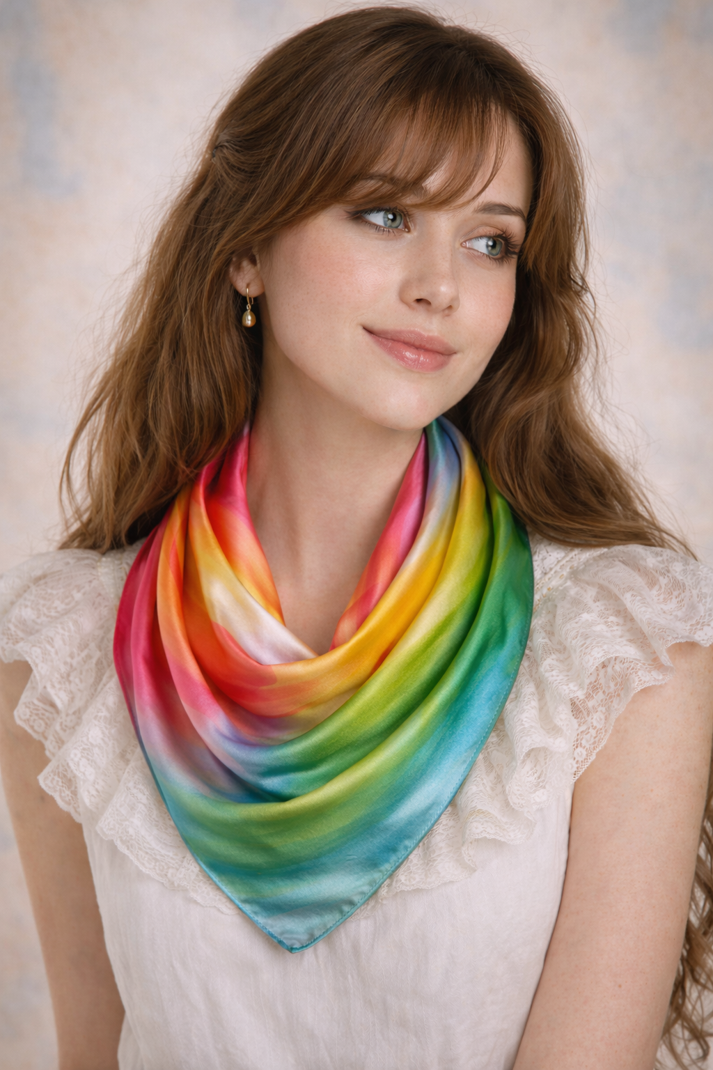 Sellenes summer Vibes silk luxury Scarf 