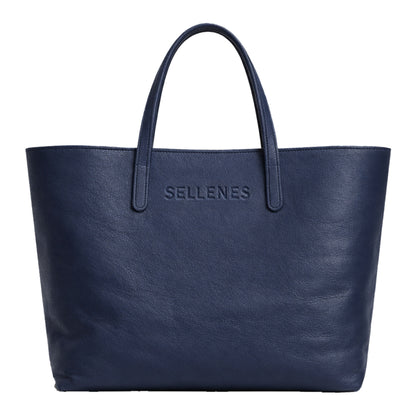 Sole by Sellenes is handcrafted in premium navy leather, with perfect iconic Sellenes stamp, suitable for any activity