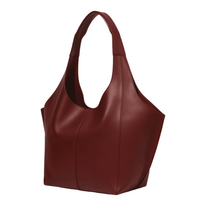 The Tote Sellenes red leather tote bag