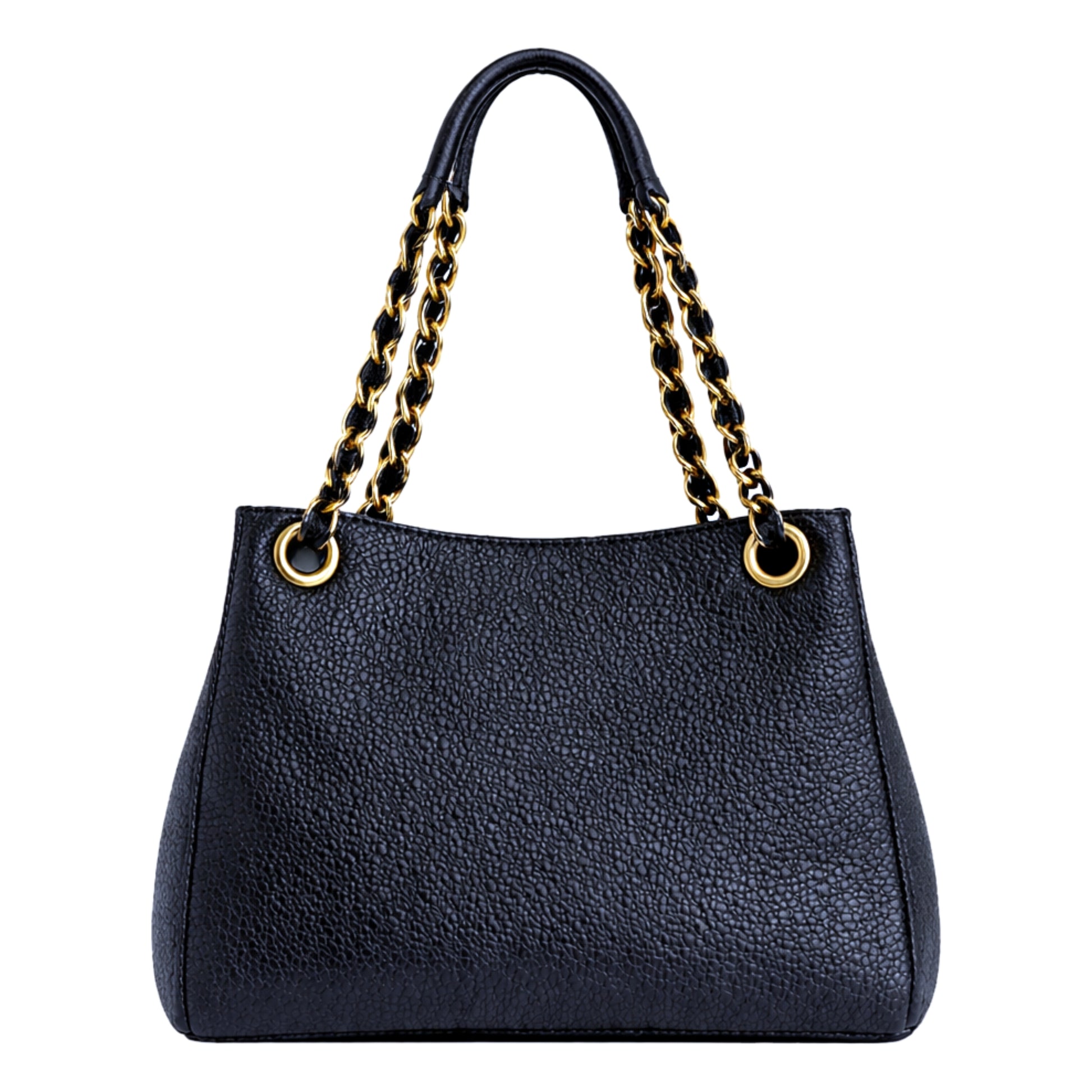 The blackThea by Sellenes bag, handcrafted in limited editions back view