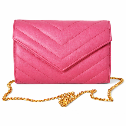 sellenes Val Summer Luxury pink clutch