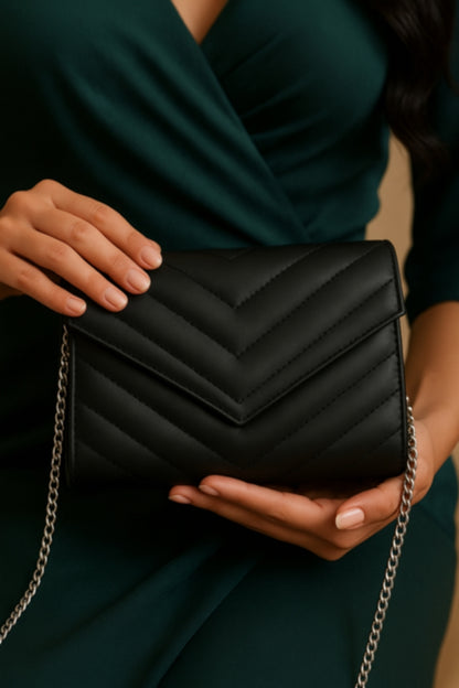 Val Clutch - luxury leather clutch