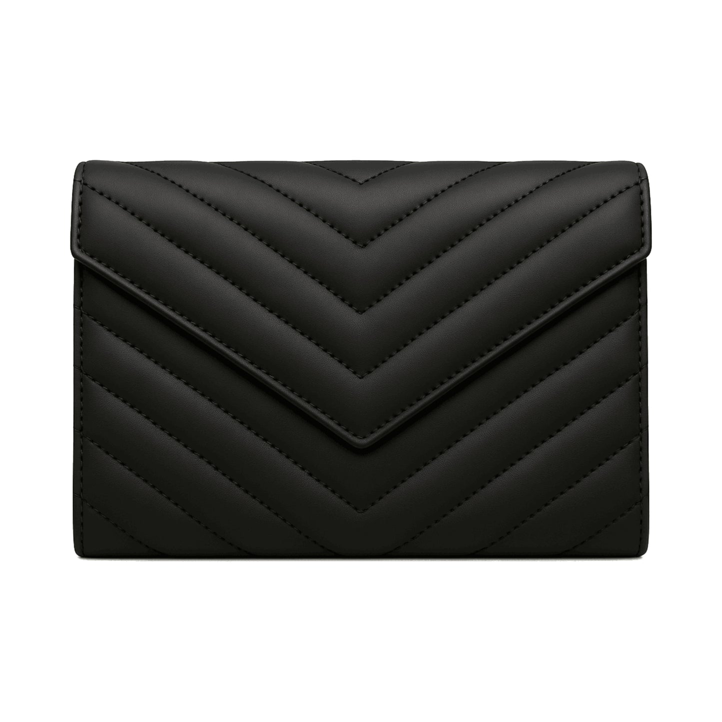 Valey Black luxury leather clutch