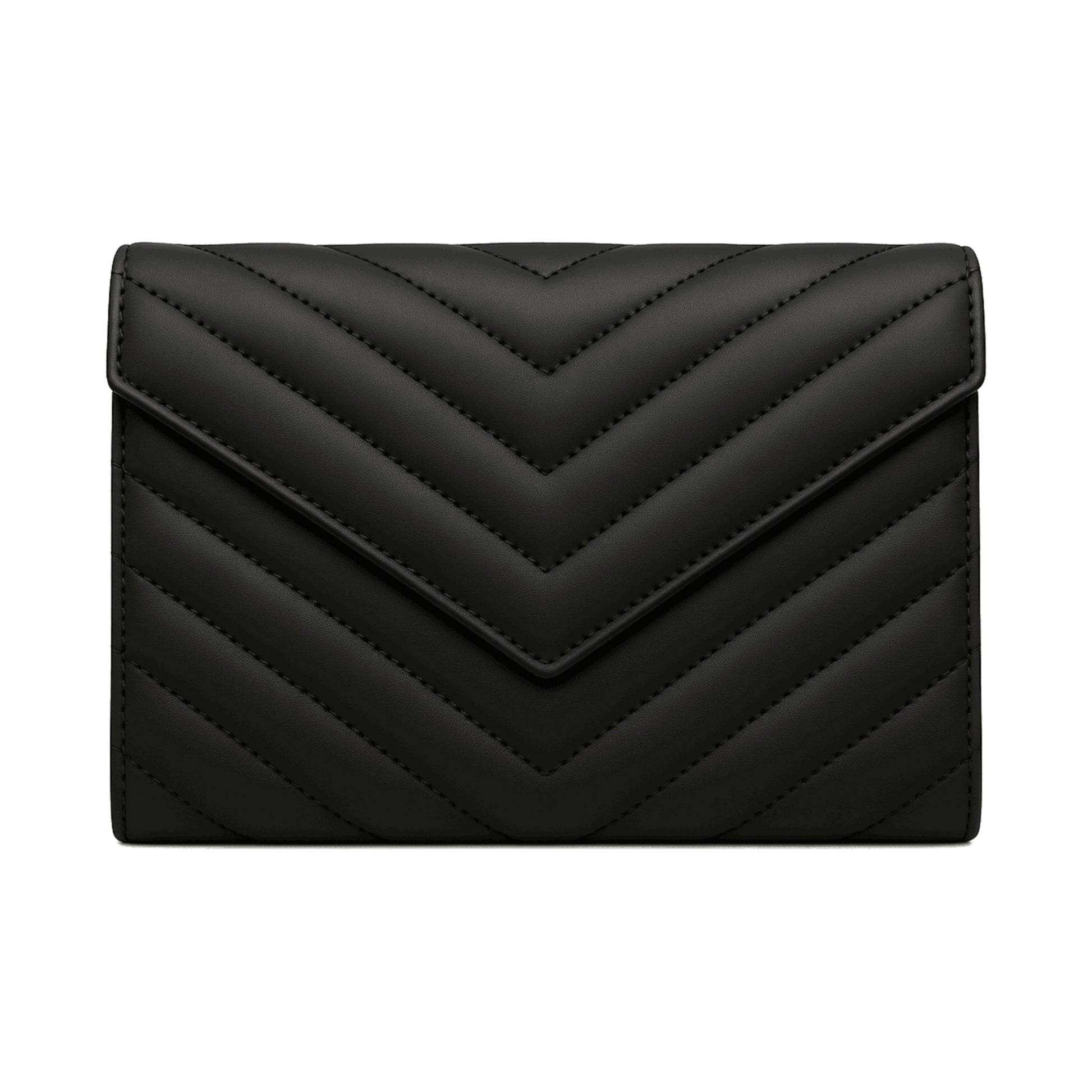 Valey Black luxury leather clutch